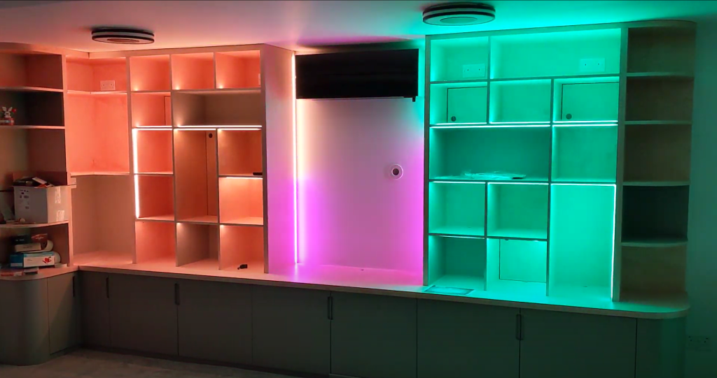 LED Games Storage Unit